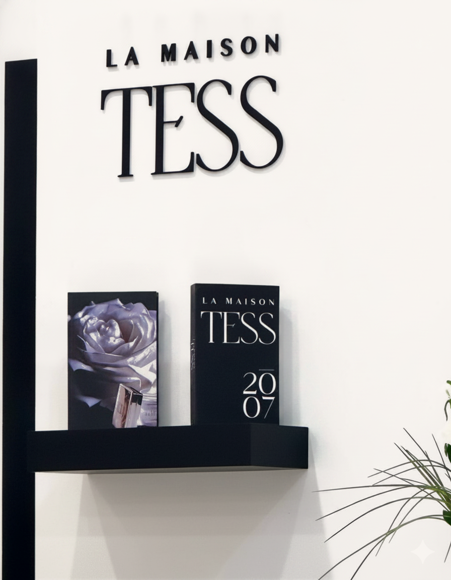 The styling lounge at La Maison Tess
